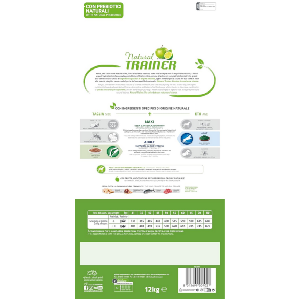 Cane - Adult Maxi 12kg Prodciutto Crudo Natural Trainer