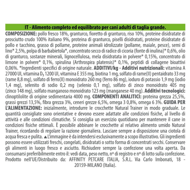 Cane - Adult Maxi 12kg Prodciutto...