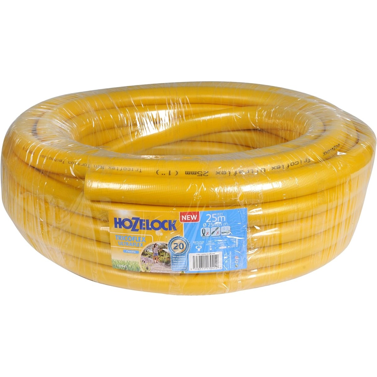 Tuyau D'arrosage Hozelock Super Tricoflex Ultimate 25 M – Anti-vrille, Ultra Léger, Garantie 30 Ans