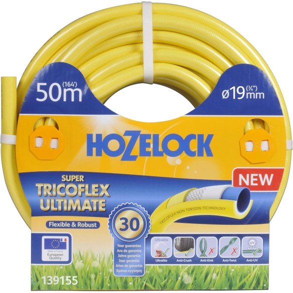 Hozelock Tubo super Tricoflex Ultimate da 50m (diam 19 mm) G.F.