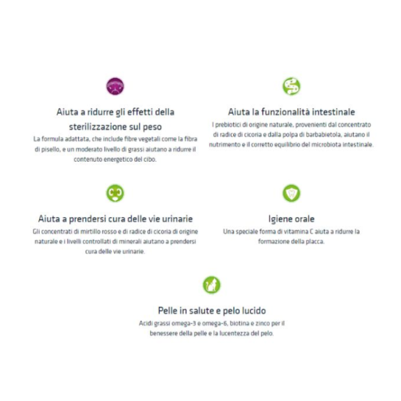 Gatto Sterilised 300gr Prosciutto Crudo Natural Trainer