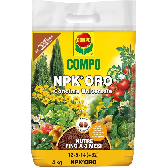 Concime Granulare NPK Oro 4kg Compo