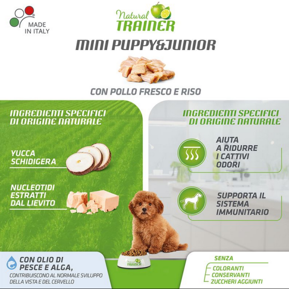 Cane - Puppy&Junior Small&Toy 2kg Natural Trainer