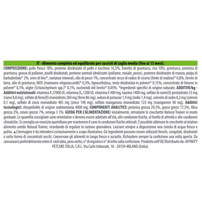 Cane - Puppy&Junior Medium 3kg...