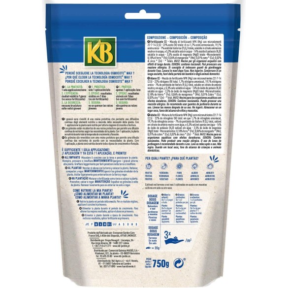 Concime Osmocote Universale 750 gr