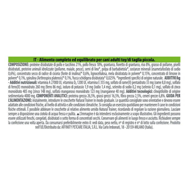Cane - Pollo&Riso Adult Small&Toy...