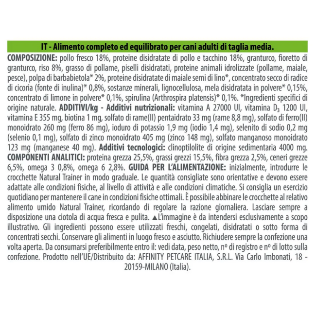 Natural Trainer Adult Medium 12kg...