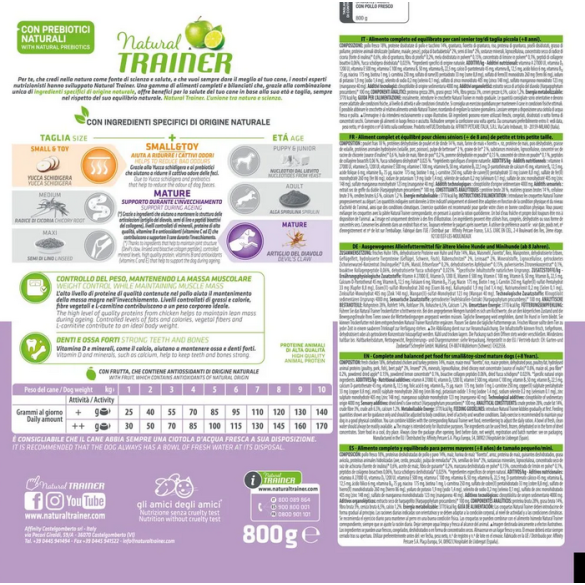 Cane - Natural Trainer Maturity Small&Toy 800gr
