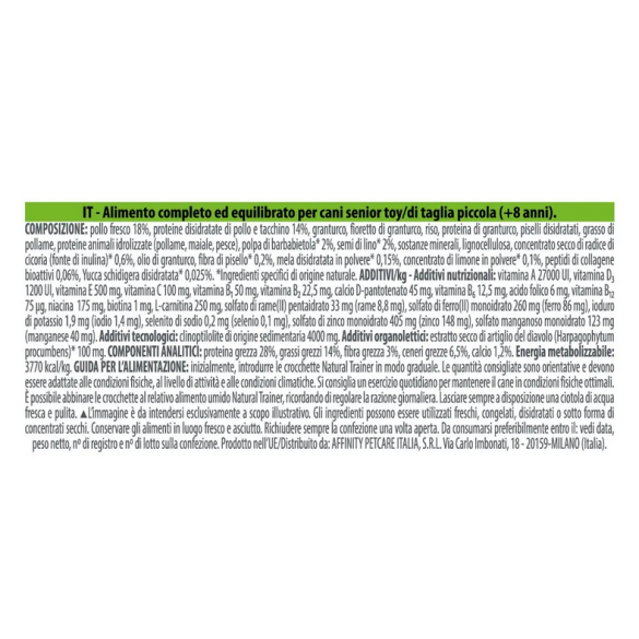 Cane - Natural Trainer Maturity Small&Toy 800gr