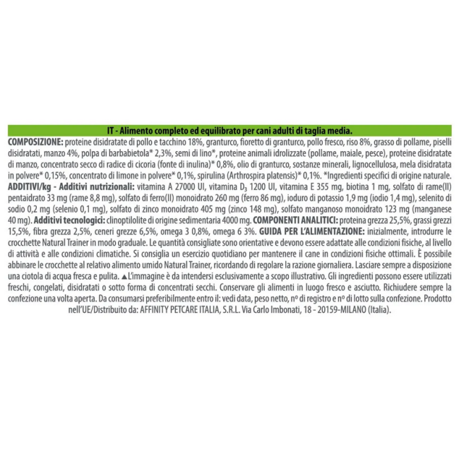 Cane - Natural Trainer Medium 3kg...