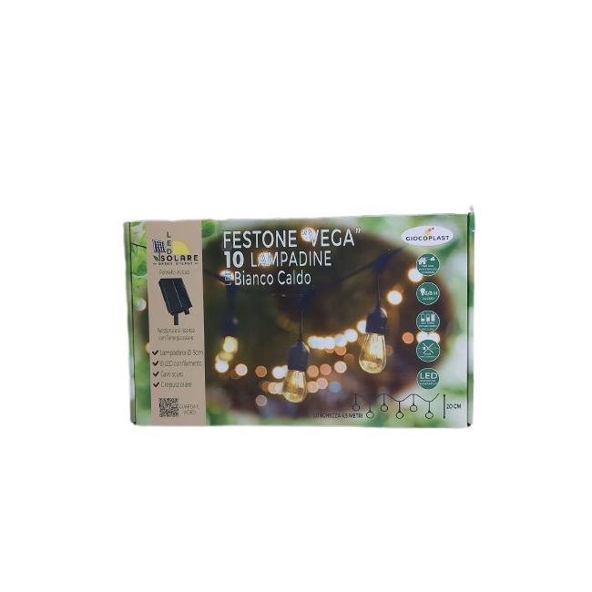Festone 10 Lampadine "Vega" Led...