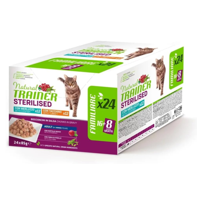 Natural Trainer Gatto 24x85gr...