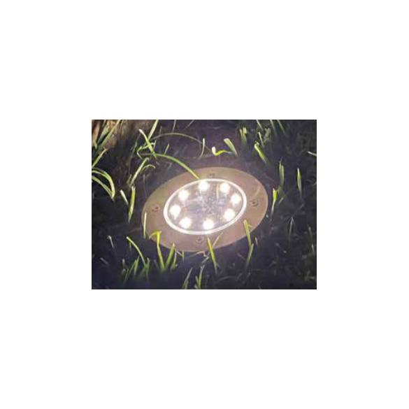 Segnapasso GIOVE Luce Fredda con pannello solare GIOCOPLAST