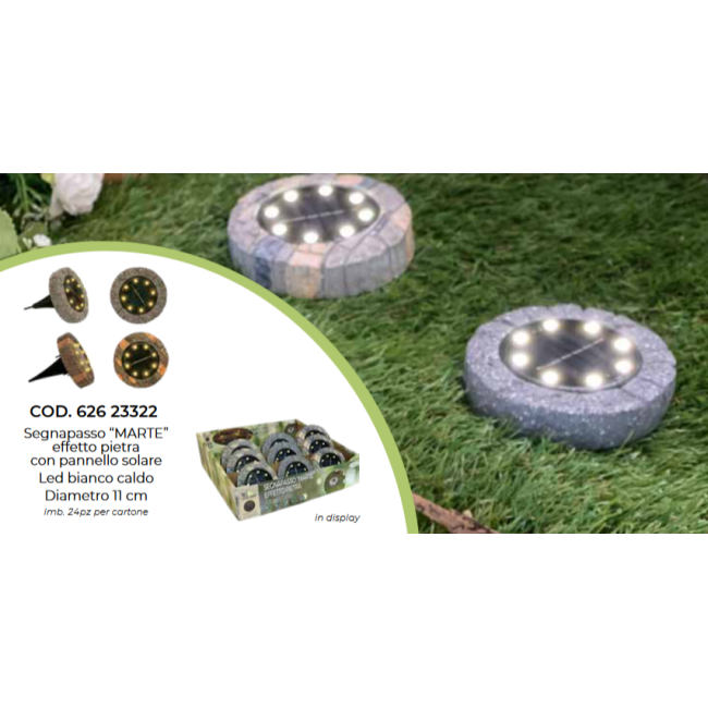 Segnapasso MARTE effetto Pietra con...