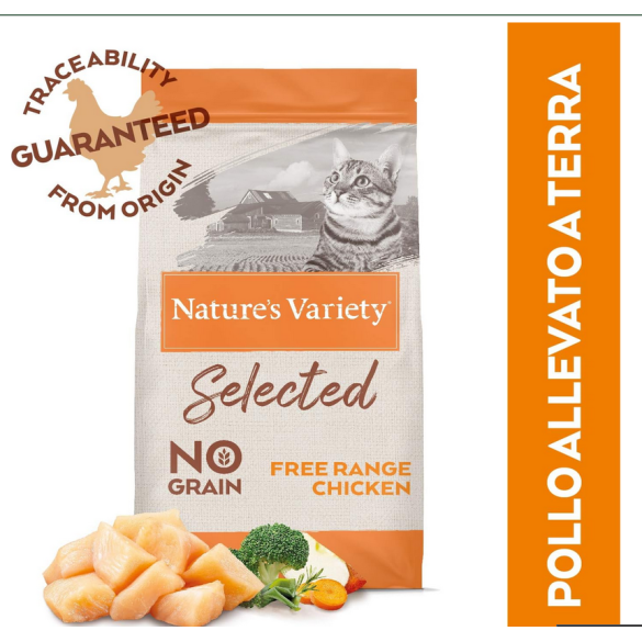 Gatto - Nature's Variety Selected 1.25Kg Adult Sterilized Pollo