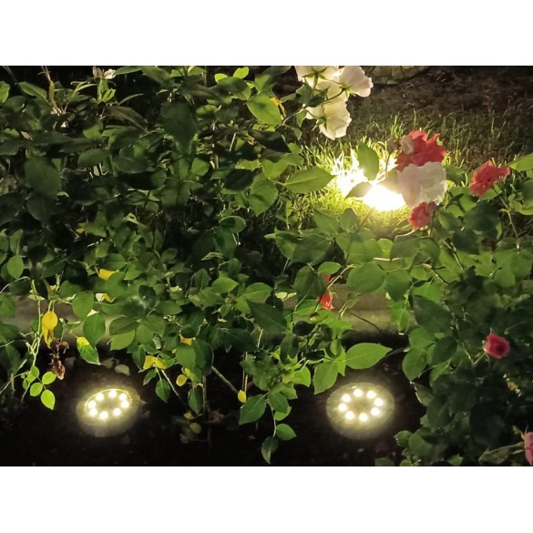 Segnapasso GIOVE Luce Calda con pannello solare GIOCOPLAST