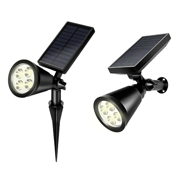 Faretto Pegaso Bianco Freddo con pannello solare GIOCOPLAST