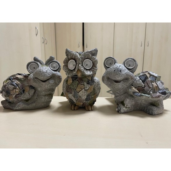 Animaletto del Bosco Assortito con Pannello solare GIOCOPLAST