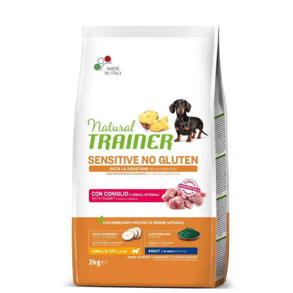Cane - Natural Trainer Sensitive Plus Mini 2Kg Coniglio No Gluten