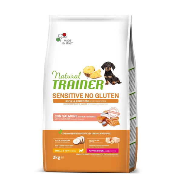 Cane - Natural Trainer Sensitive Puppy&Junior 2Kg Mini Salmone