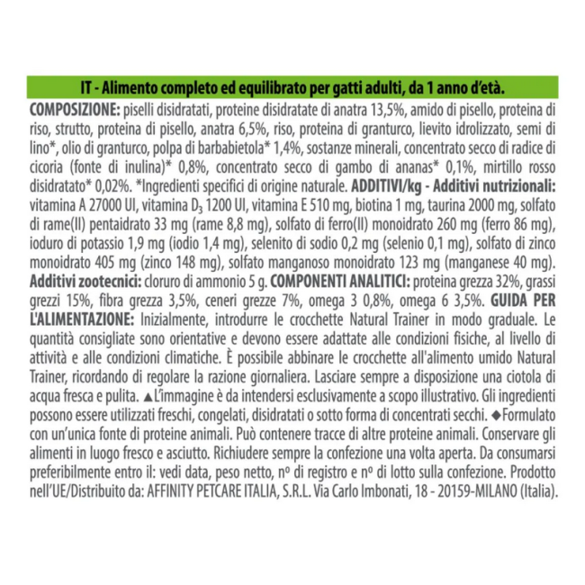 Gatto - Natural Trainer 1,5kg...