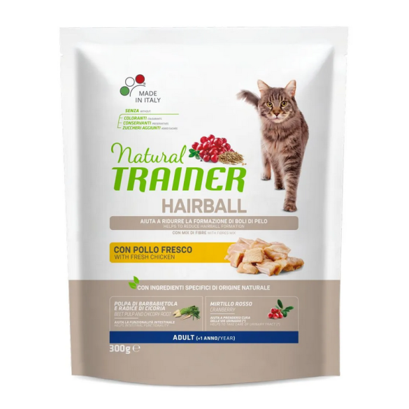 Gatto - Natural Trainer 300gr Hairball Pollo