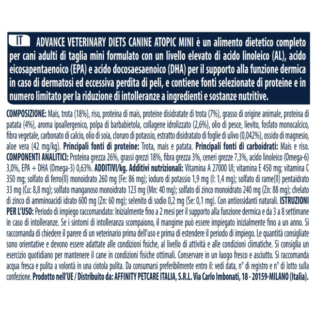 Cane - Advance 1,5kg Atopic Mini Trota