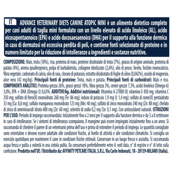 Cane - Advance 1,5kg Atopic Mini Trota