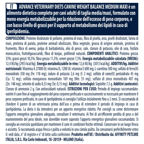 Cane - Advance 3kg Weight Balance Medium Maxi