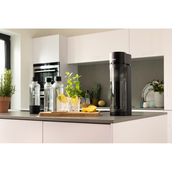 Gasatore Sodapop Logaan con 3 bottiglie