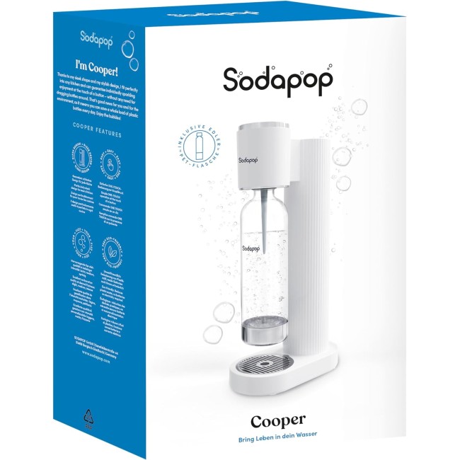 Gasatore Sodapop Cooper Bianco con 1...