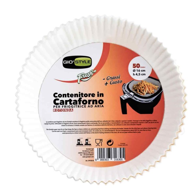 Contenitore Carta da Forno D16 50 pz...