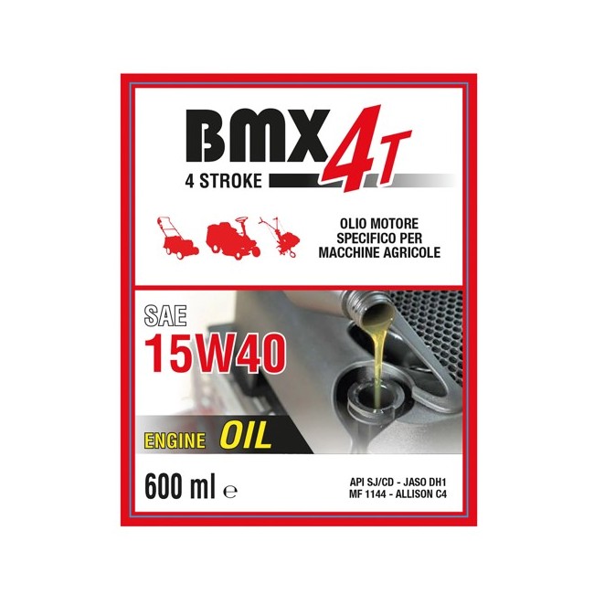 Olio per Motori 4 Tempi SAE30 BMX 600 ml