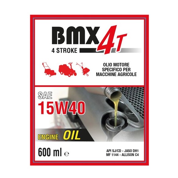 Olio per Motori 4 Tempi SAE30 BMX 600 ml
