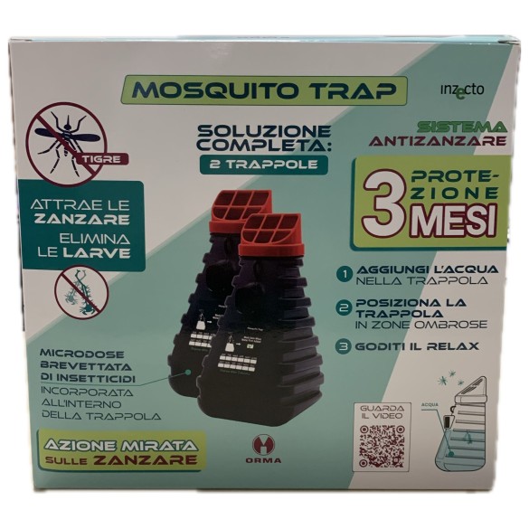 Antizanzara Inzecto 2 Trappole ORMA