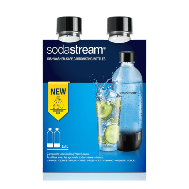 Bottiglia plastica da 1L 2pz Sodastream