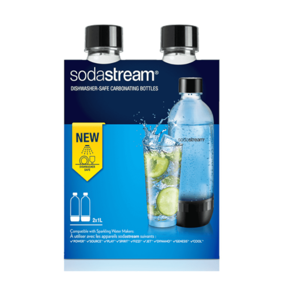 Bottiglia plastica da 1L 2pz Sodastream