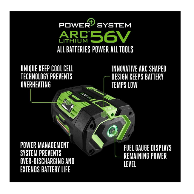 Batteria Ego BA3360T 56 V 6 Ah