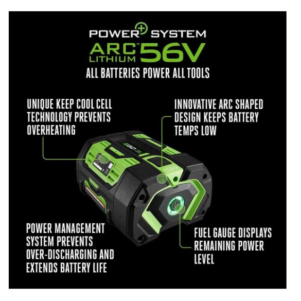 Batteria Ego BA3360T 56 V 6 Ah