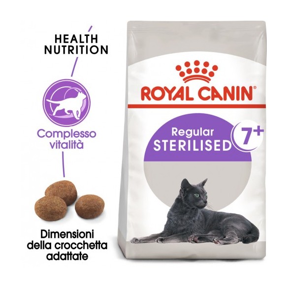 Crocchette Gatto Sterilised 7+ Royal Canin