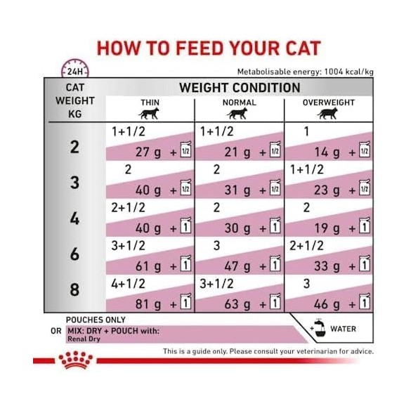 Umido Gatto Busta 85 gr Renal Manzo Royal Canin