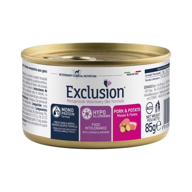 Umido Gatto Hypoallergenic - Maiale e...