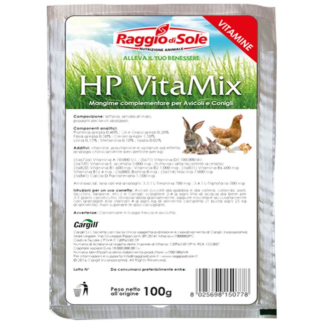Mangime complementare per volatili e...