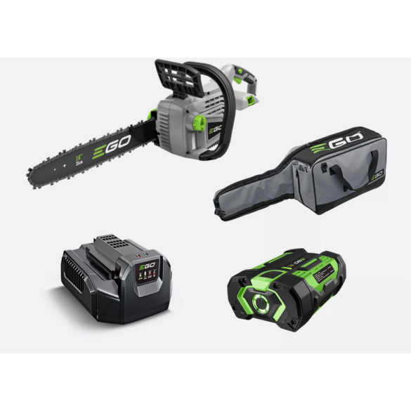 Kit Motosega a Batteria Ego CS1610 E + Batteria 5 Ah e Caricabatteria Rapido
