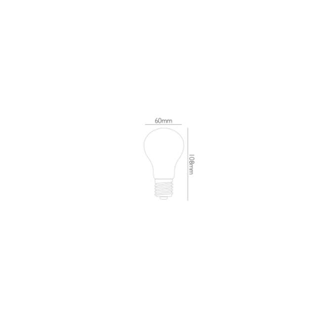 Goccia Led Opale A Filamento 11W E27...