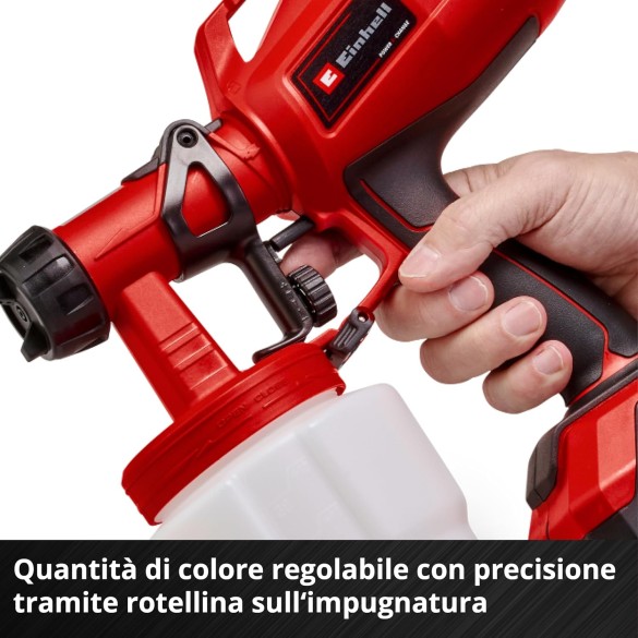 Sistema Verniciatura a spruzzo TC-SY 18/60 Li-Solo Power X-Change Li-Ion, 18 V Einhell