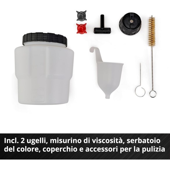 Sistema Verniciatura a spruzzo TC-SY 18/60 Li-Solo Power X-Change Li-Ion, 18 V Einhell