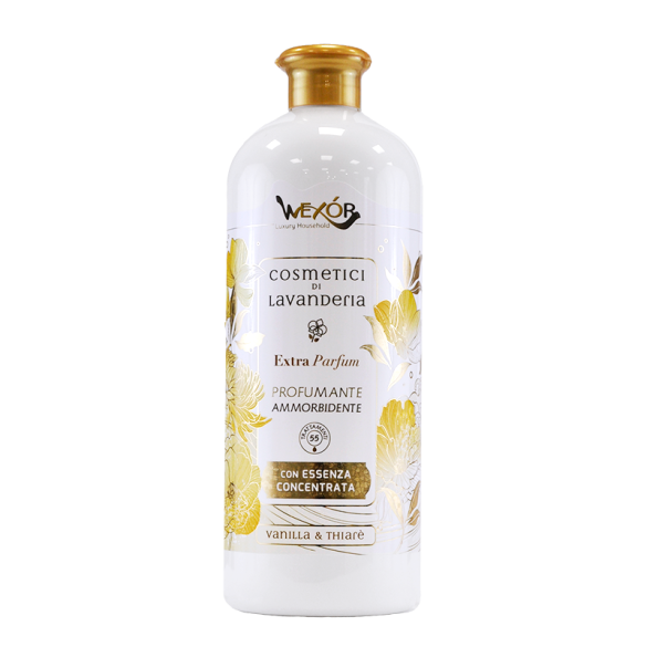 Ammorbidente Cosmetici di Lavanderia Vaniglia e Tiarè 1L WEXOR