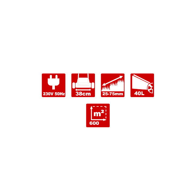 Rasaerba Attila AT 4016 EL 1600W BRUMAR