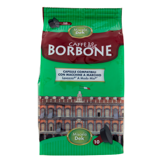 Caffè Borbone Dek A modo mio 10 pz...
